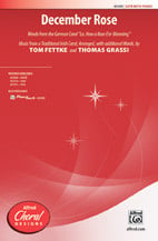 December Rose SATB choral sheet music cover Thumbnail